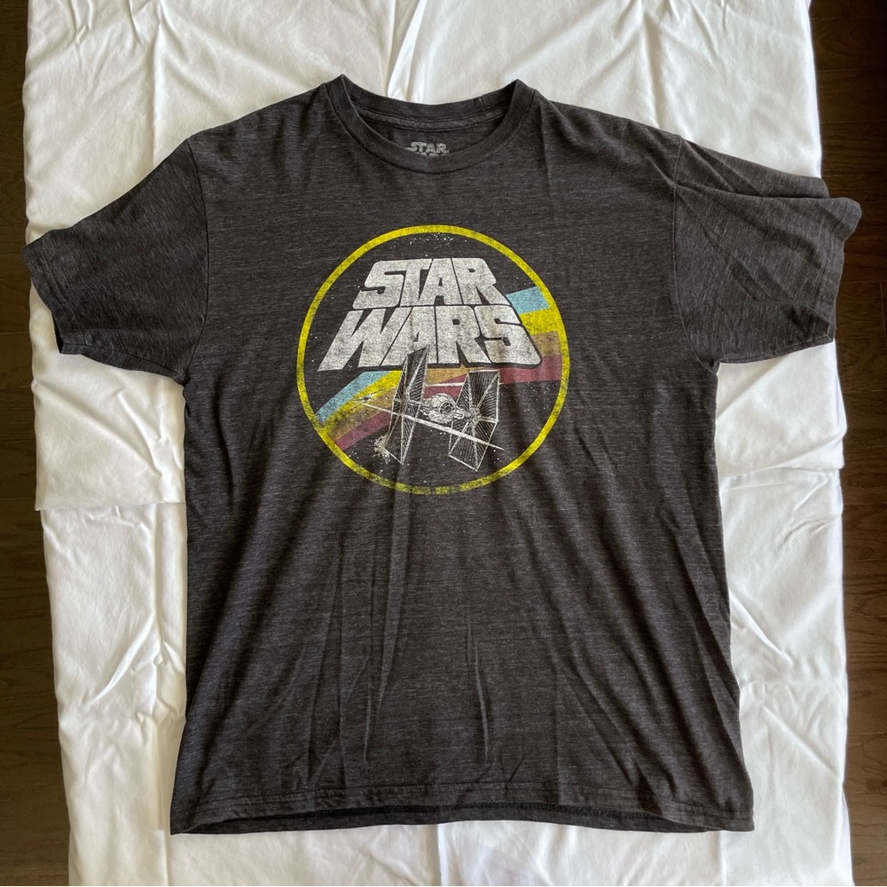 Star Wars Tie Fighter Charcoal Tee